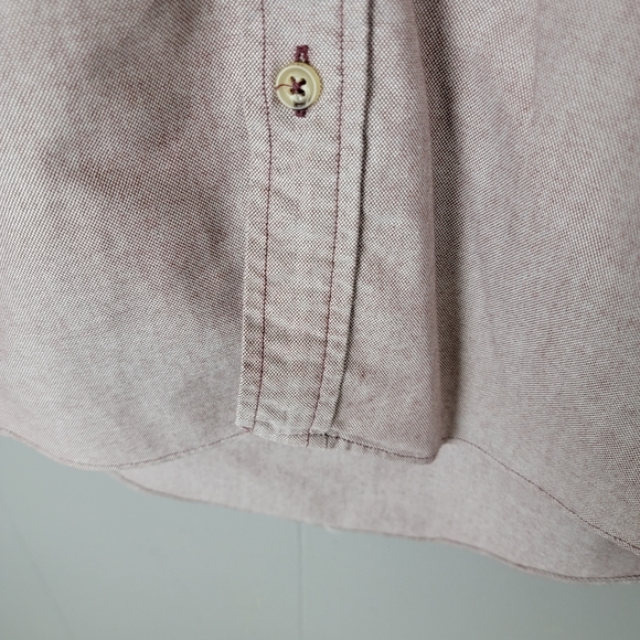 Raleigh Denim Workshop Welt Pocket Twill Buttonup Shirt Mens Medium Fuchsia - Picture 5 of 12